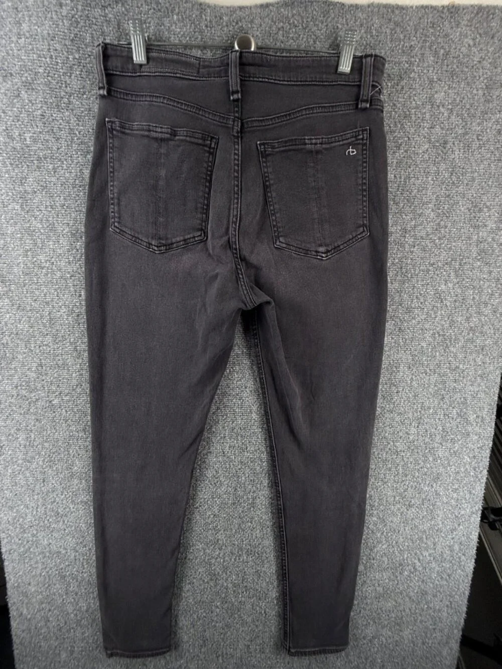 Rag & Bone Gray Nina High Rise Ankle Skinny Jeans Cotton Spandex ACTL 31X27
